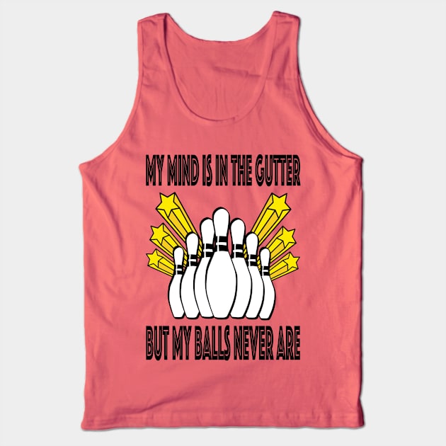 Bowling T-shirt Tank Top by InStyleTshirts1